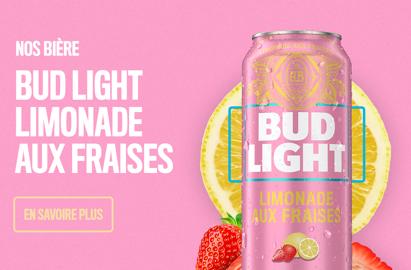 Cliquez pour en savoir plus sur Bud Light Limonade aux Fraises