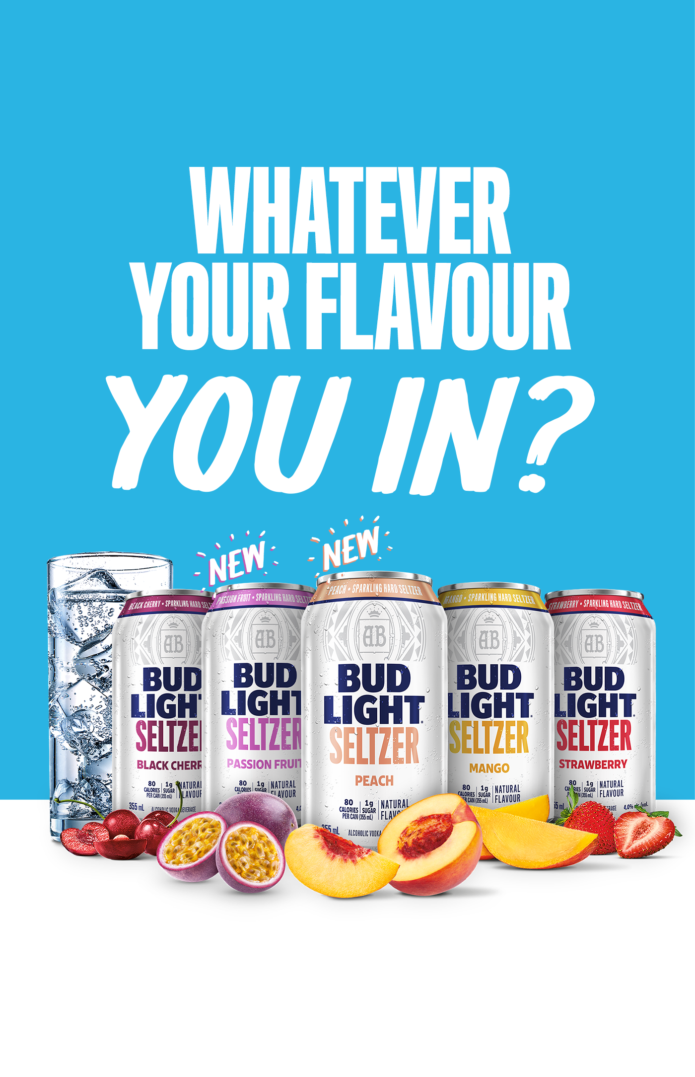 Budlight Seltzer page
